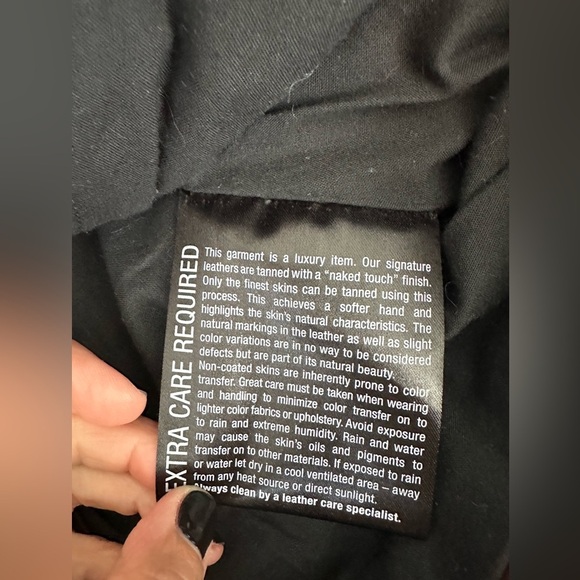 Andrew Marc New York Burgundy Leather Moto Jacket Sz M - Picture 7 of 9